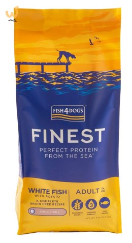 Fish4Dogs Finest Ocean z białą rybą Adult (S) 6kg