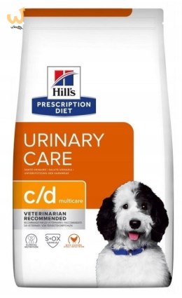 HILL'S Prescription Diet Urinary Care c/d Multicare Canine - sucha karma dla psa - 4 kg (WYPRZEDAŻ)