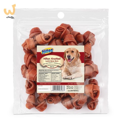HILTON Kość wiązana z jagnięciną 6 cm - gryzak dla psa - 500 g