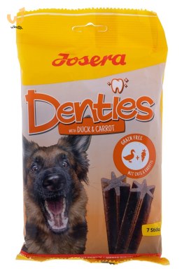 JOSERA Denties Kaczka z marchewką - przysmak dla psa - 180 g