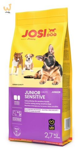 JOSERA JosiDog Junior Sensitive - sucha karma dla psa - 2,7 kg