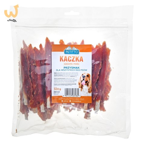 PETITTO Szaszłyk z piersi kaczki 500G PETITTO Szaszłyk z piersi kaczki 500G