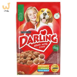 PURINA Darling Wołowina z kurczakiem - sucha karma dla psa - 10 kg
