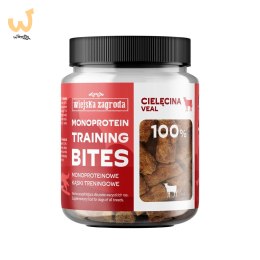 WIEJSKA ZAGRODA Treningowa Cielęcina kąski monoproteinowe (dorosły) - Przysmak dla psa - 150g