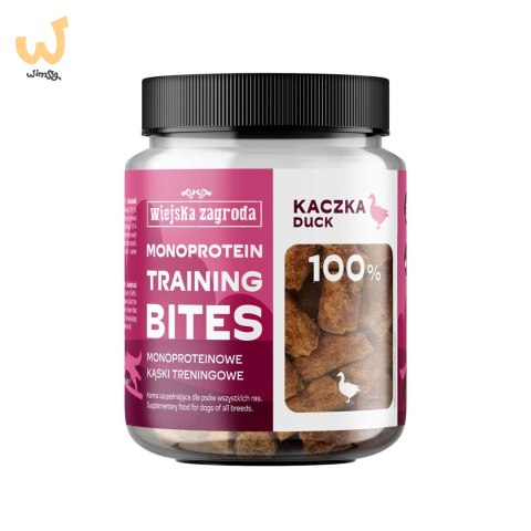 WIEJSKA ZAGRODA Treningowa Kaczka kąski monoproteinowe (dorosły) - Przysmak dla psa - 150g