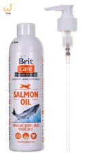 BRIT CARE Olej z łososia - suplement diety na sierść i skórę dla psów i kotów - 250 ml