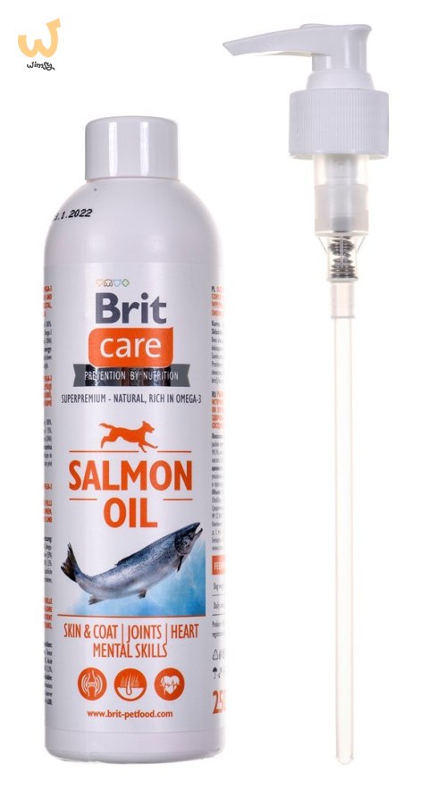 BRIT CARE Olej z łososia - suplement diety na sierść i skórę dla psów i kotów - 250 ml BRIT CARE Olej z łososia - suplement diety na sierść i skórę dla psów i kotów - 250 ml