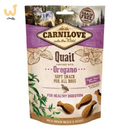 CARNILOVE Soft Moist Snack Quail+Oregano - przysmak dla psa - 200 g