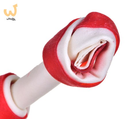 MACED Kość wiązana biała bekon 16 cm - przysmak dla psa - 1 szt. MACED Kość wiązana biała bekon 16 cm - przysmak dla psa - 1 szt.