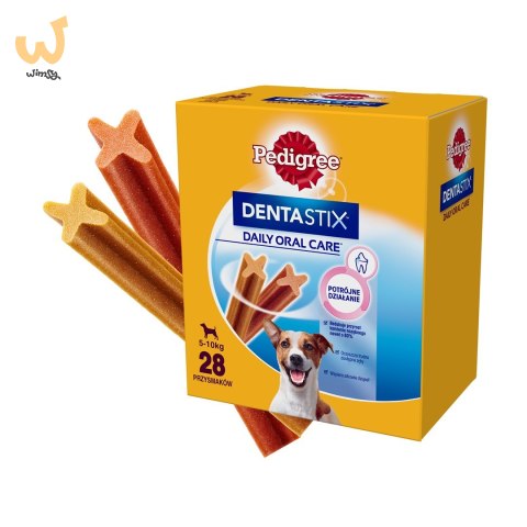 PEDIGREE DentaStix Small - przysmak dentystyczny dla psów małych ras - 28 sztuk (4x110 g) PEDIGREE DentaStix Small - przysmak dentystyczny dla psów małych ras - 28 sztuk (4x110 g)