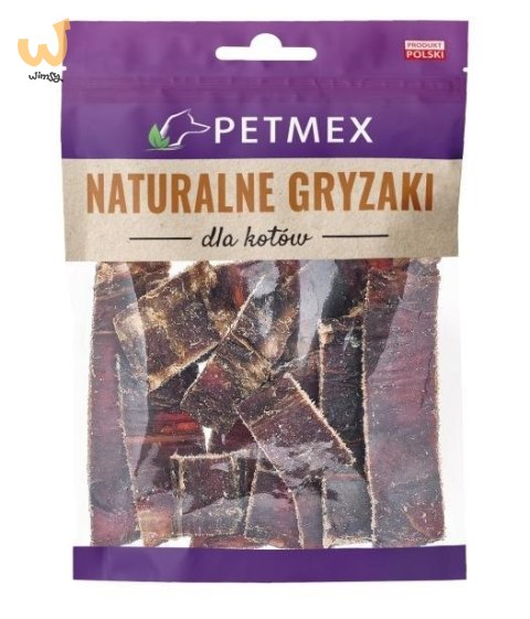 PETMEX Przełyk wołowy paseczki - Przysmak dla psa - 40g PETMEX Przełyk wołowy paseczki - Przysmak dla psa - 40g