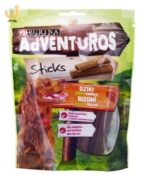 PURINA Adventuros Sticks - przysmak dla psa - 120g PURINA Adventuros Sticks - przysmak dla psa - 120g