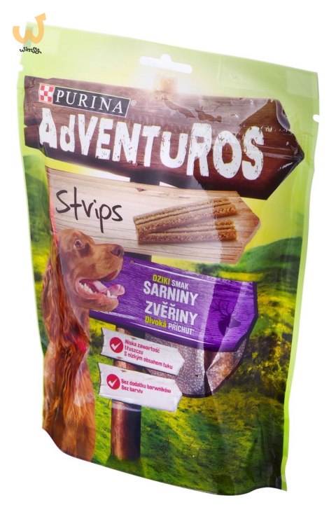 PURINA Adventuros Strips - przysmak dla psa - 90g PURINA Adventuros Strips - przysmak dla psa - 90g
