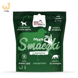 SYTA MICHA - Mini smaczki z jagnięciny - przysmak dla psa - 60g