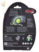 Smycz flexi automatyczna New Neon S taśma 5 m - dla psa do 15 kg, kolor zielony