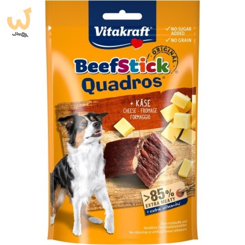 VITAKRAFT BEEF STICK QUADROS ser przysmak dla psa 70g VITAKRAFT BEEF STICK QUADROS ser przysmak dla psa 70g