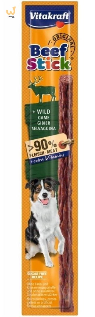 VITAKRAFT Beef Sticks - kabanos z dziczyzny dla psa 12g VITAKRAFT Beef Sticks - kabanos z dziczyzny dla psa 12g