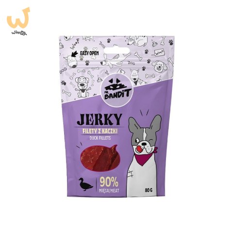 VetExpert Mr. Bandit JERKY filety z kaczki 80g