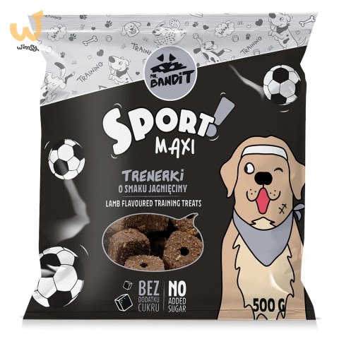 VetExpert Mr.Bandit SPORT MAXI Trenerki jagnięcina - Przysmak dla psów - 500g VetExpert Mr.Bandit SPORT MAXI Trenerki jagnięcina - Przysmak dla psów - 500g
