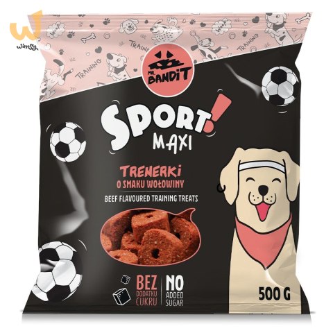 VetExpert Mr.Bandit SPORT MAXI Trenerki wołowina - Przysmak dla psów - 500g VetExpert Mr.Bandit SPORT MAXI Trenerki wołowina - Przysmak dla psów - 500g