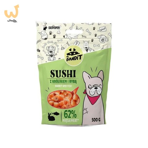 VetExpert Mr. Bandit SUSHI z królikiem i rybą 500g VetExpert Mr. Bandit SUSHI z królikiem i rybą 500g