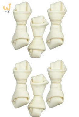 ZOLUX Kość wiązana biała 6 cm x 6