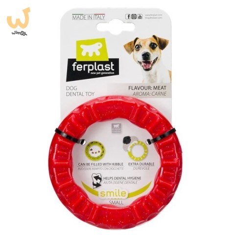 FERPLAST Smile Ring S Red zabawka dla psa FERPLAST Smile Ring S Red zabawka dla psa