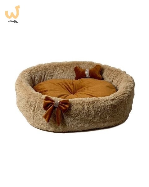 GO GIFT Kokardka camel L - legowisko dla zwierząt - 55 x 52 x 18 cm GO GIFT Kokardka camel L - legowisko dla zwierząt - 55 x 52 x 18 cm