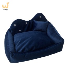GO GIFT Prince granatowe XXL - legowisko dla zwierząt - 70 x 55 x 12 cm