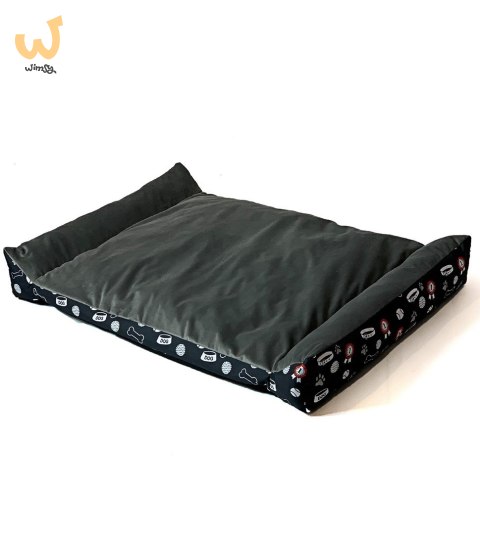 GO GIFT Rex grafit XXL - legowisko dla zwierząt - 105 x 75 x 8 cm GO GIFT Rex grafit XXL - legowisko dla zwierząt - 105 x 75 x 8 cm