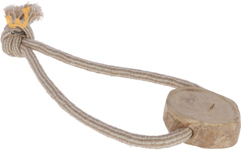 KERBL Szarpak dla psa, pętla, juta/bawełna, drewno kawowe, 20 cm KERBL Szarpak dla psa, pętla, juta/bawełna, drewno kawowe, 20 cm