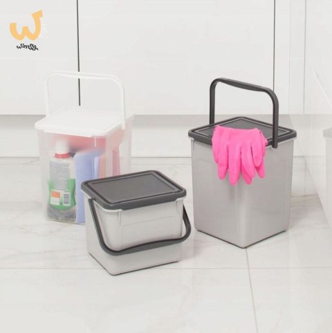 ROTHO Pojemnik na detergenty 3kg 4.5L coolgrey/antracyt ROTHO Pojemnik na detergenty 3kg 4.5L coolgrey/antracyt