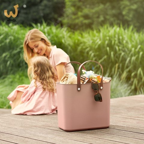 Rotho Multibag Albula Style 25L różowy Linnea Rotho Multibag Albula Style 25L różowy Linnea