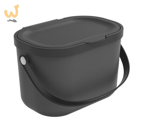 Rotho Pojemnik na odpady bio 3.2L ALBULA szary Rotho Pojemnik na odpady bio 3.2L ALBULA szary