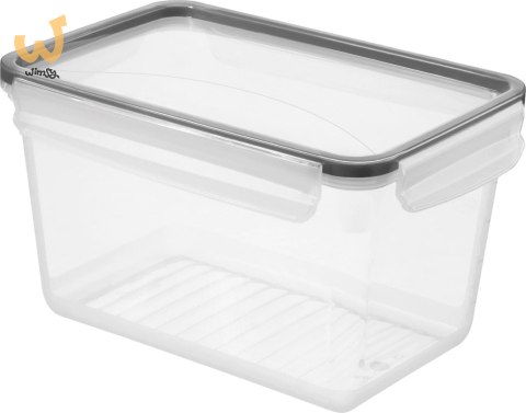 Rotho Pojemnik na przysmaki 3L CLIC&LOCK transparentny/czarny Rotho Pojemnik na przysmaki 3L CLIC&LOCK transparentny/czarny