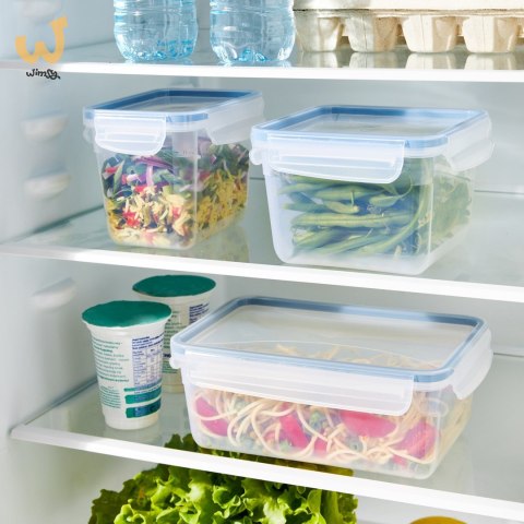 Rotho Pojemnik na przysmaki 3L CLIC&LOCK transparentny/czarny Rotho Pojemnik na przysmaki 3L CLIC&LOCK transparentny/czarny