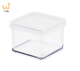 Rotho Pojemnik na przysmaki kwadratowy 0.5L LOFT transparentny/biały