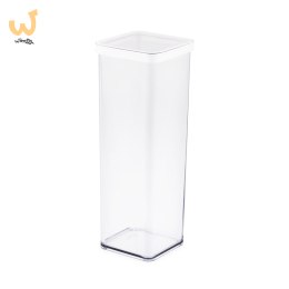 Rotho Pojemnik na przysmaki kwadratowy 2.0L LOFT transparentny/biały