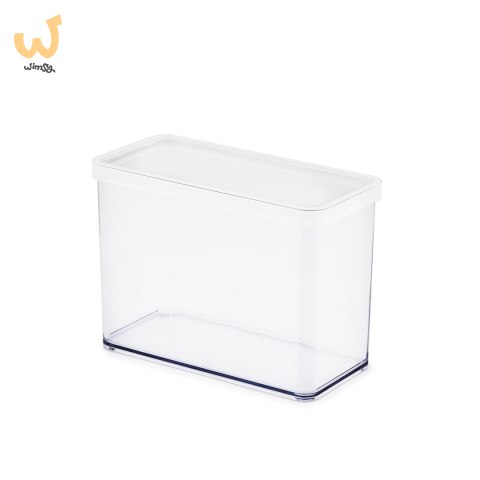 Rotho Pojemnik na przysmaki wysoki 2.1L LOFT transparentny/biały Rotho Pojemnik na przysmaki wysoki 2.1L LOFT transparentny/biały