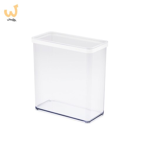 Rotho Pojemnik na przysmaki wysoki 3.2L LOFT transparentny/biały Rotho Pojemnik na przysmaki wysoki 3.2L LOFT transparentny/biały