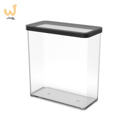 Rotho Pojemnik na przysmaki wysoki 3.2L LOFT transparentny/czarny