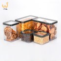 Rotho Pojemnik na przysmaki wysoki 3.2L LOFT transparentny/czarny