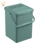 Rotho Wiaderko kompost 9L z filtrem węglowym BIO mistletoe green