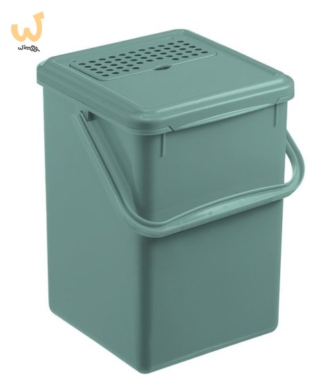 Rotho Wiaderko kompost 9L z filtrem węglowym BIO mistletoe green Rotho Wiaderko kompost 9L z filtrem węglowym BIO mistletoe green