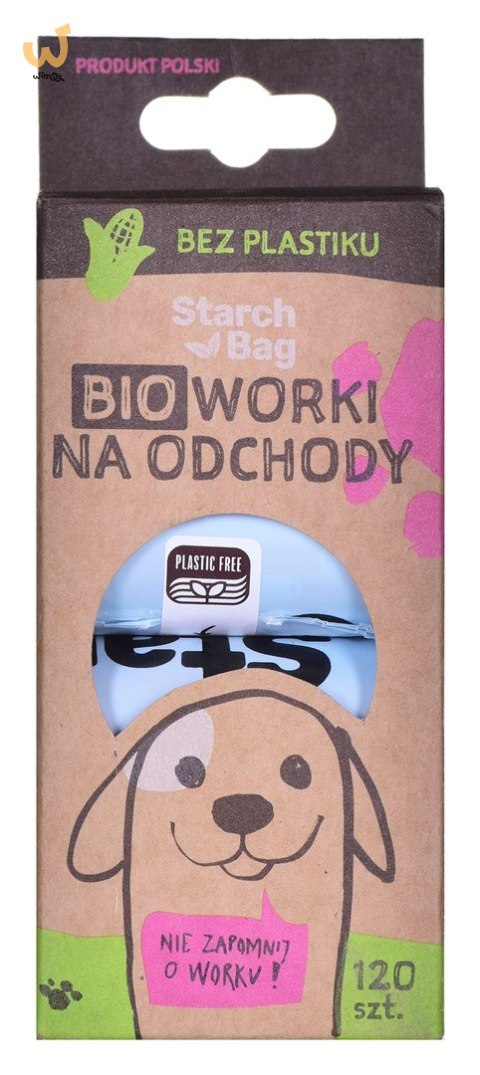 STARCH BAG - bioworki na odchody - 8 x 15 szt. STARCH BAG - bioworki na odchody - 8 x 15 szt.