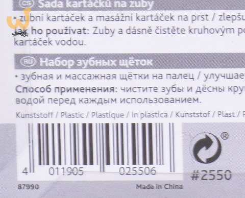 TRIXIE Szczoteczka do zębów 6 cm dla psa i kota - 2 szt. TRIXIE Szczoteczka do zębów 6 cm dla psa i kota - 2 szt.