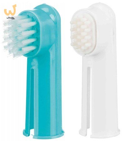 TRIXIE Szczoteczka do zębów 6 cm dla psa i kota - 2 szt. TRIXIE Szczoteczka do zębów 6 cm dla psa i kota - 2 szt.