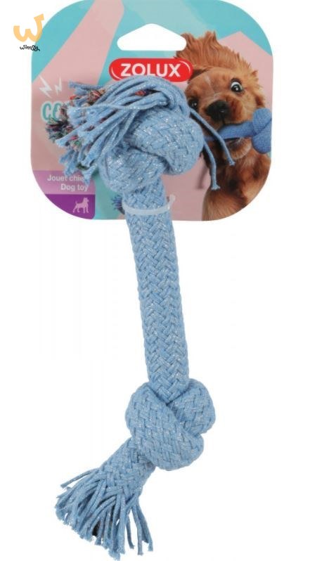 ZOLUX Cosmic - zabawka sznurowa z dwoma węzłami - 40cm ZOLUX Cosmic - zabawka sznurowa z dwoma węzłami - 40cm