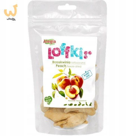 ALEGIA Loffki Brzoskwinia liofilizowana 15g ALEGIA Loffki Brzoskwinia liofilizowana 15g