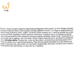 BEAPHAR - piasek do kąpieli dla małych zwierząt - 1,3kg
